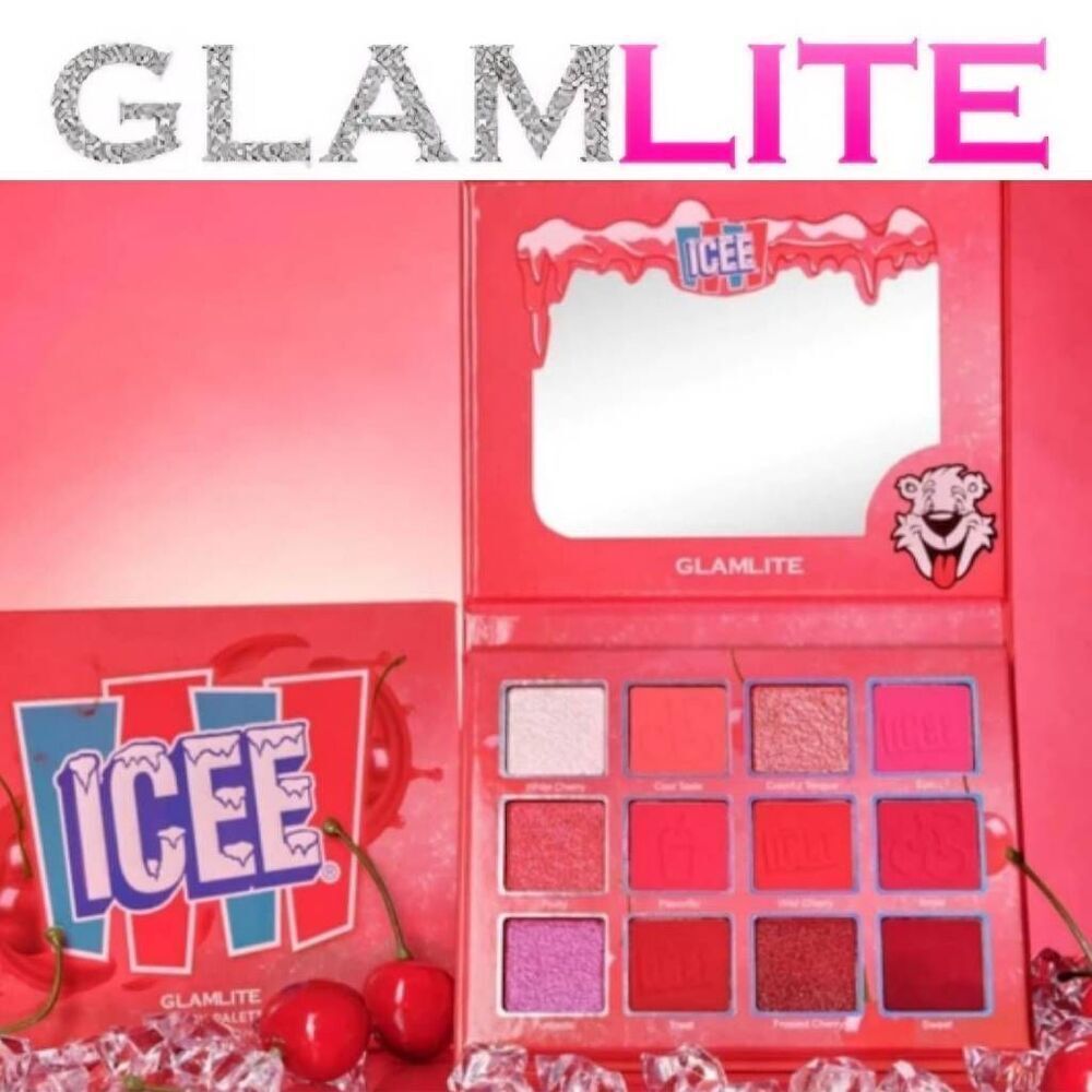 Glamlite Cherry Icee Eyeshadow Palette